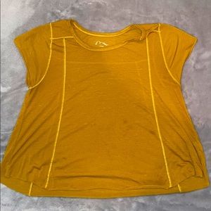 distressed yellow top